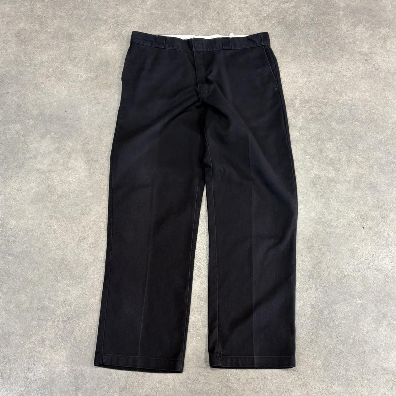 BR1912ZO-U - Vintage retro essential Black Dickies 874 Straight Leg Trousers pants casual workwear #skater #utility #workwear #straightleg #dickies