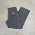 BR2701GM-U - Vintage retro essential Grey Carhartt carpenter Trousers pants casual workwear #skater #utility #workwear #carpenter #carhartt