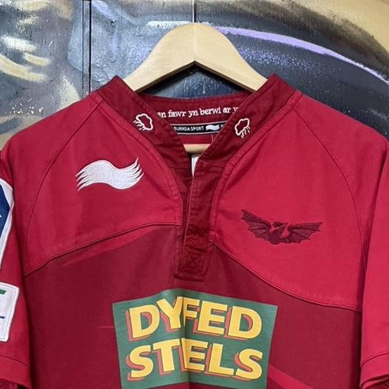 2013 Llanelli Scarlets Home Rugby Jersey Top