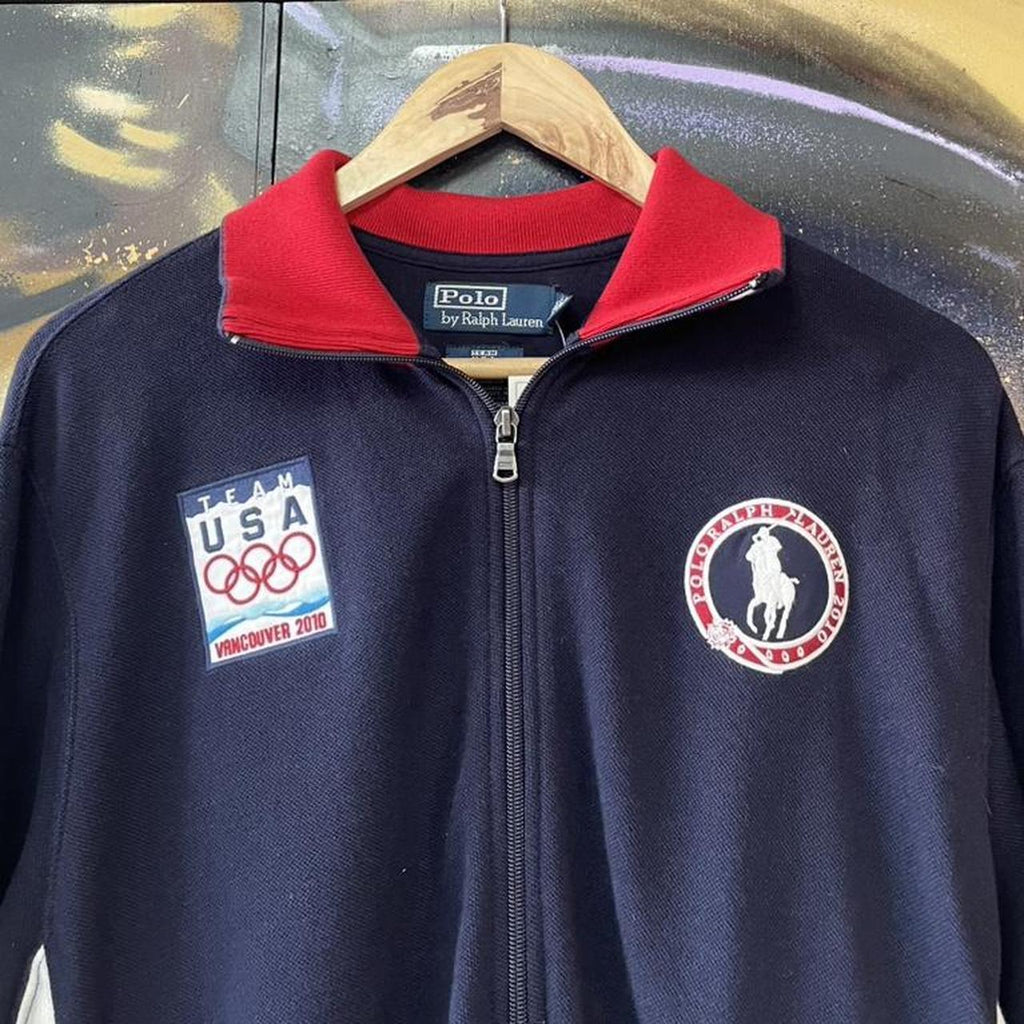 Polo Ralph Lauren Team USA 2010 Vancouver Olympics Full Zip Track Jacket