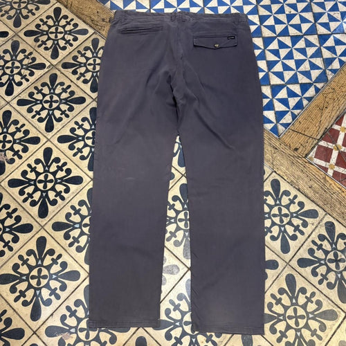 ADN0101H-F - Vintage retro essential Grey Animal Surfer Chino Trousers pants casual workwear #skater #utility #workwear #surfer #animal