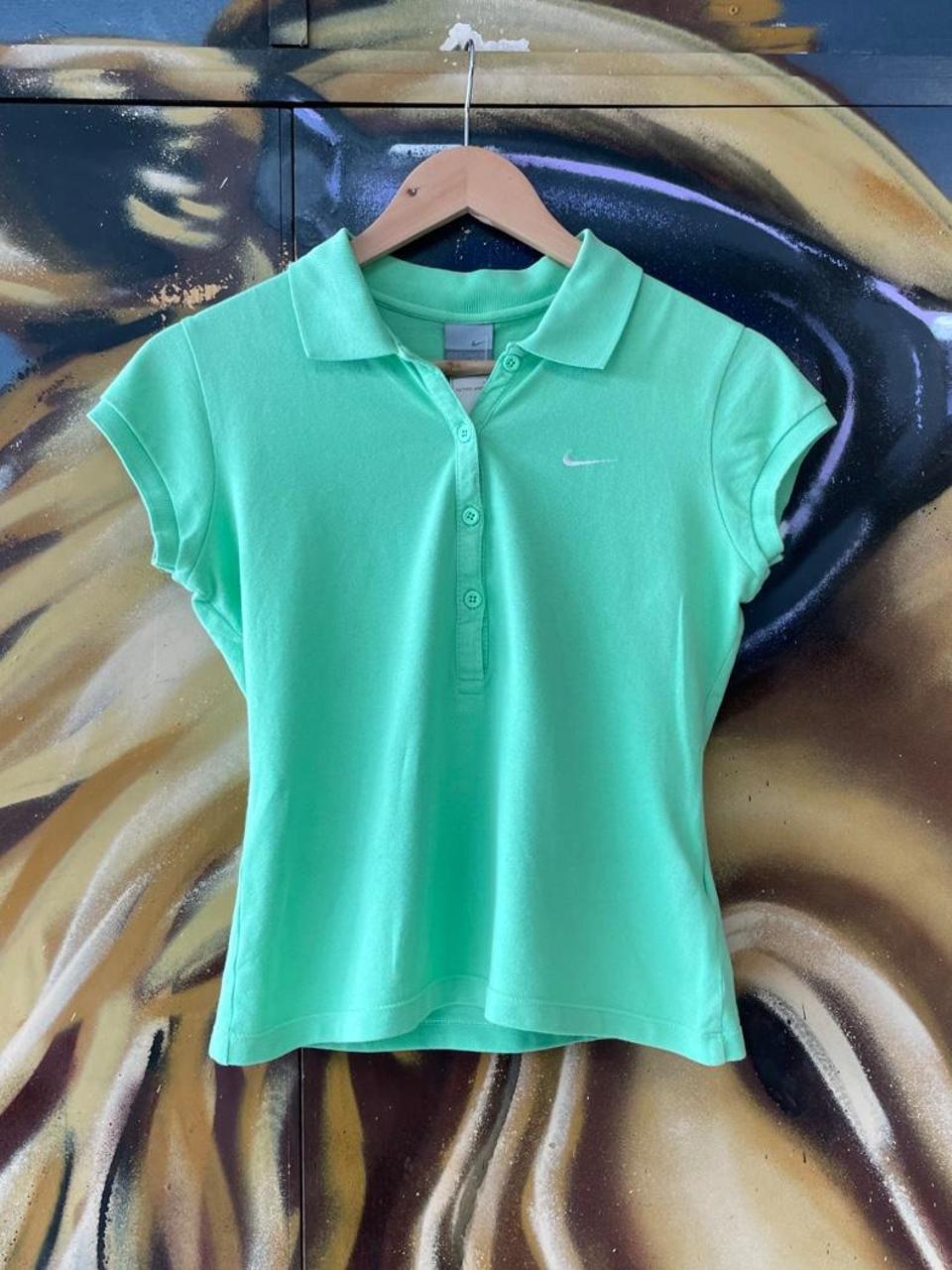 2000s Nike Embroidered Swoosh Polo Tee