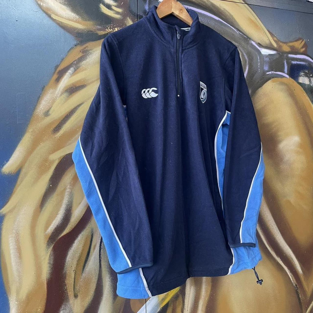 2000s Cardiff Blues RFC Canterbury Quarter Zip Fleece