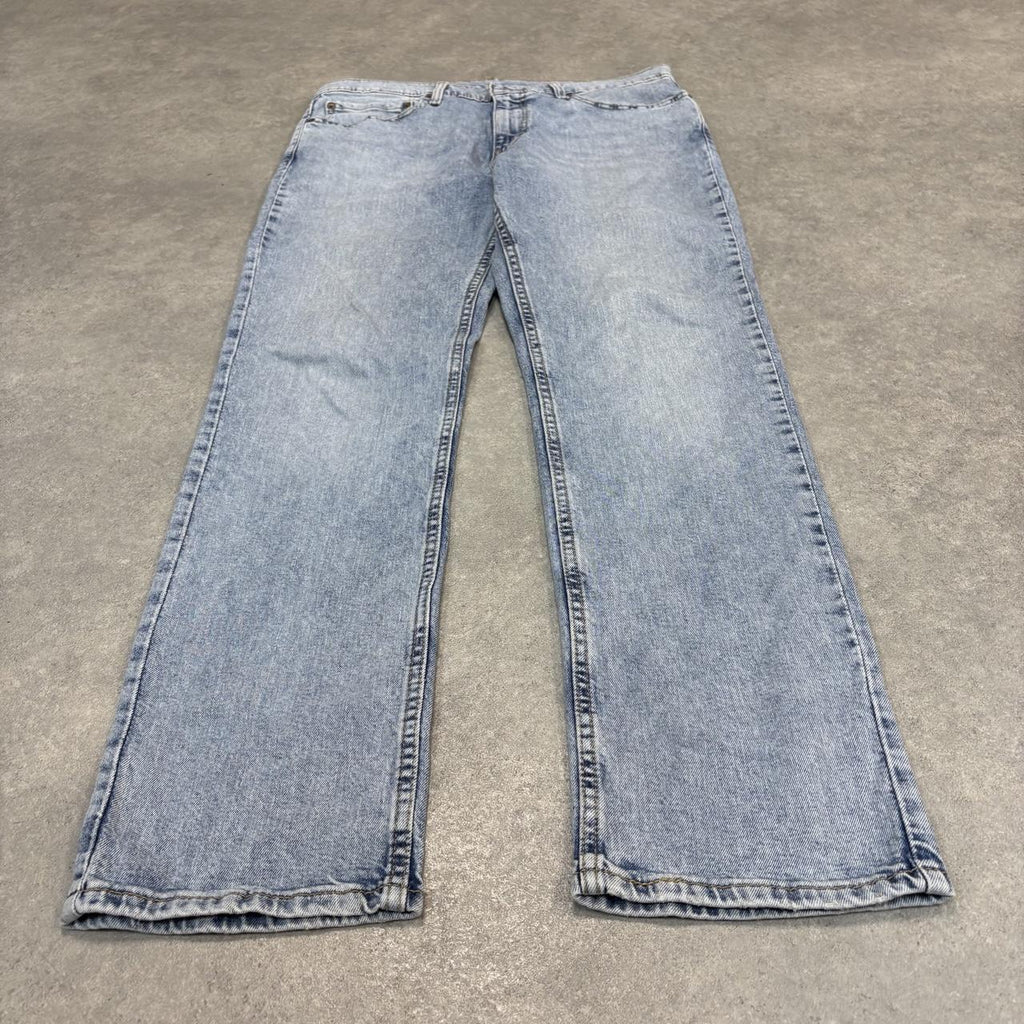 Vintage Levi's 511 Jeans Mens 34x32 Light Wash Denim Wash Straight Leg Trousers Cowboy Western USA 90s Y2K