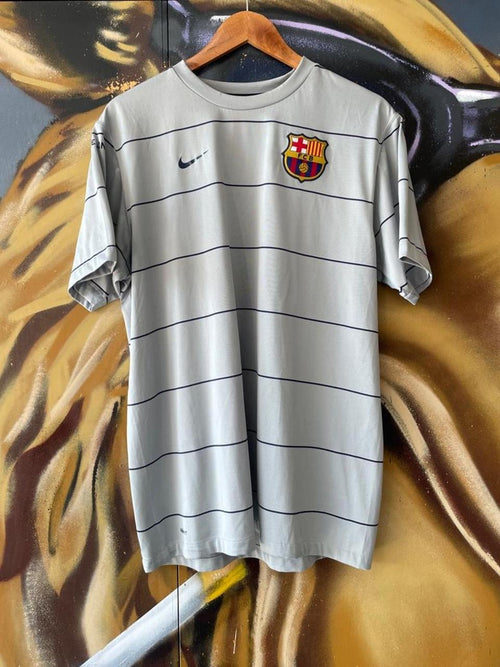 2000’s Nike Barcelona FC Stripe Training Shirt Top