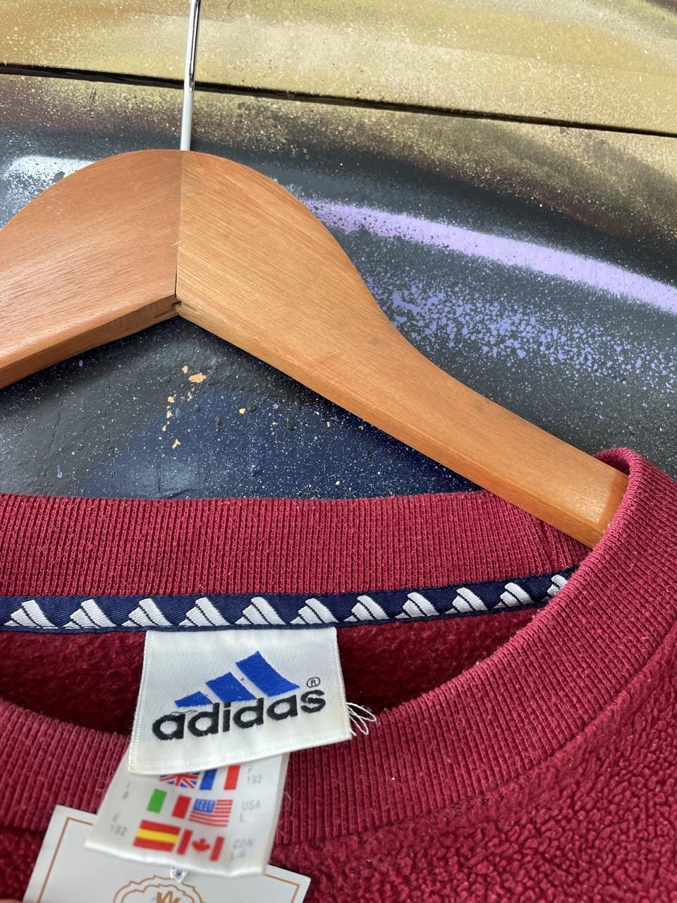 Adidas Centre Logo Fleece Sweatshirt