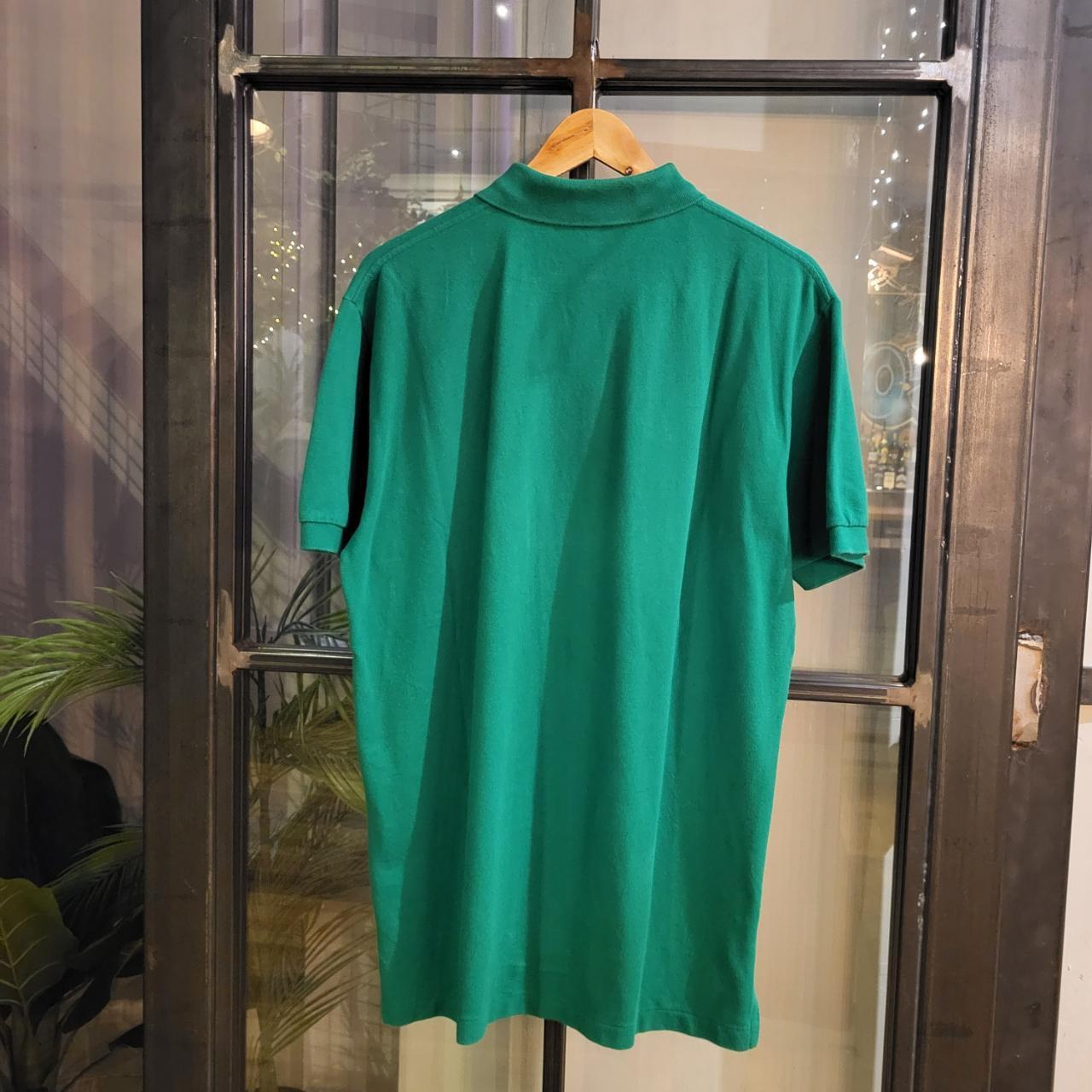 POL274 - Vintage Ralph Lauren Green Polo Shirt Short Sleeve collared button up top #Y2K #preppy #chiefkeef #golf #oldmoney