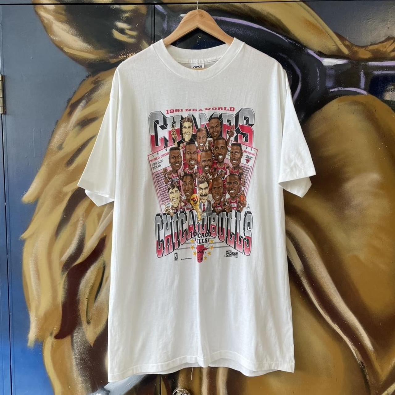 Vintage Chicago Bulls 1991 NBA Champions T Shirt