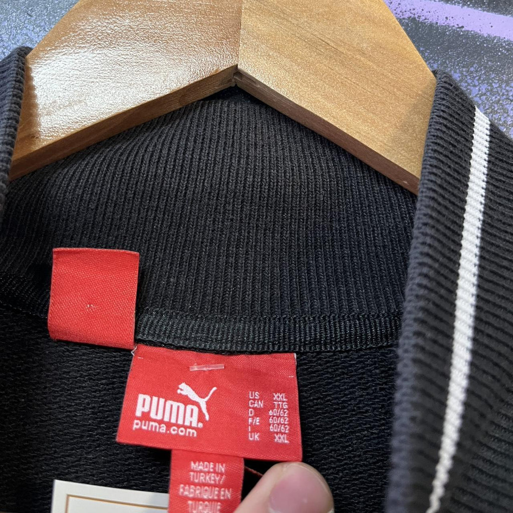Y2K Ferrari x Puma Big Embroidered Logo Full Zip Jacket