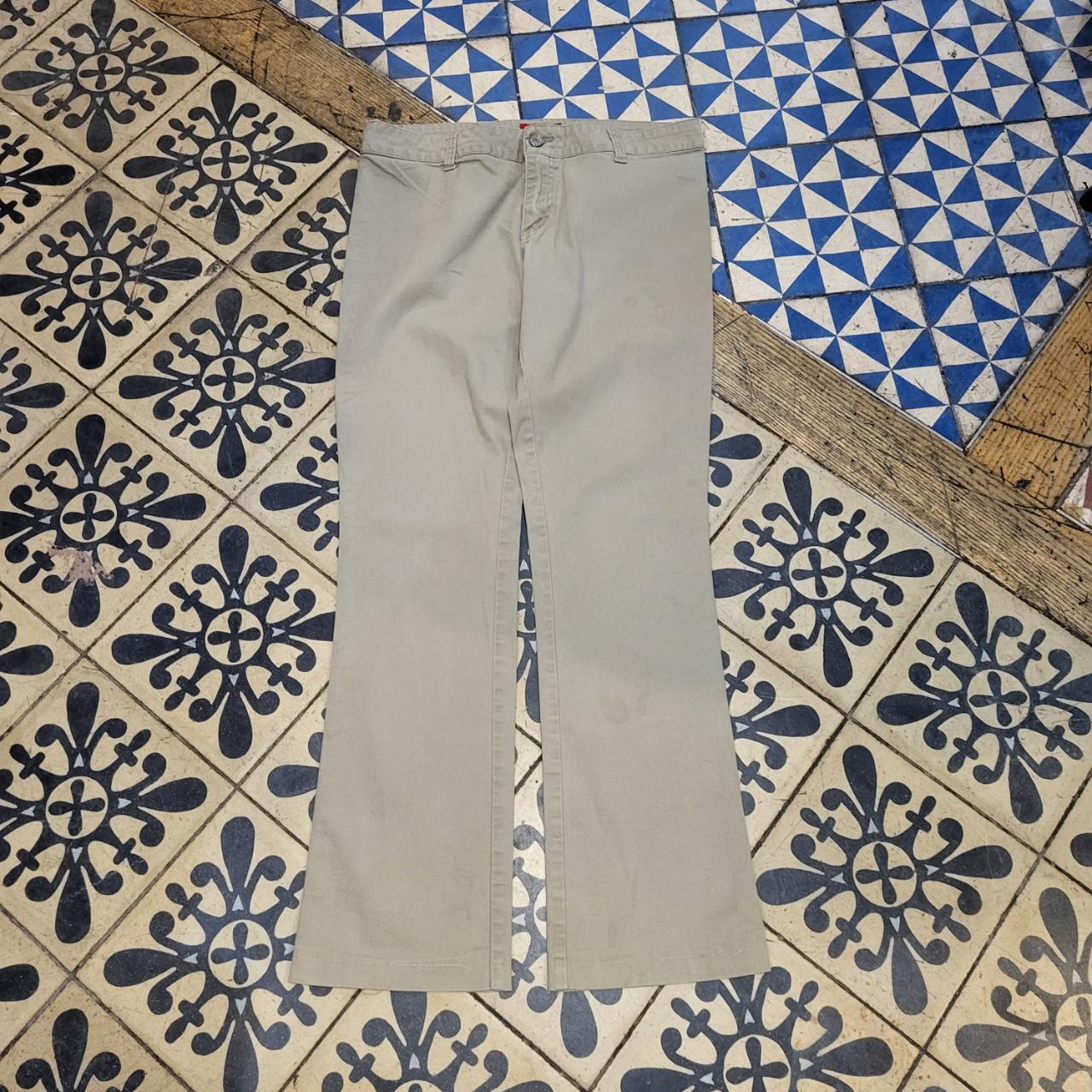 TRW0078BR - Vintage retro essential Beige Dickies Casual Workwear chino Trousers #dickies #chino #skater #workwear