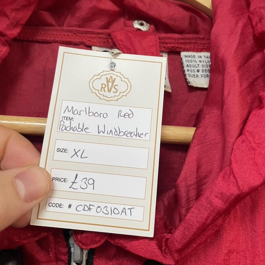 Marlboro Packable Windbreaker Jacket