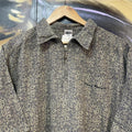 Vintage Ocean Pacific Quarter Zip Geometric Pattern Polo