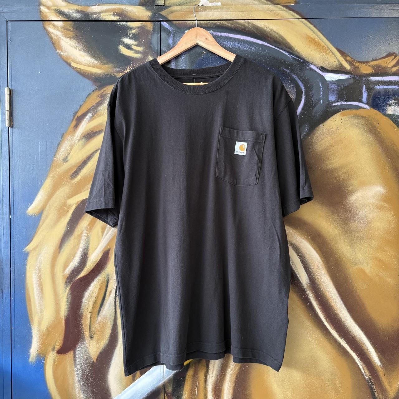 Vintage Carhartt T shirt Mens Large Black K87 Heavyweight Workwear Durable Skate Loose Fit Tee Top 90s Y2K 00s