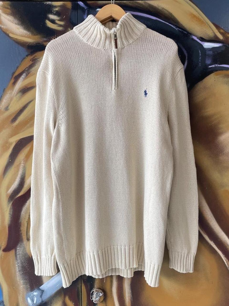Ralph Lauren Quarter Zip Knit Sweatshirt
