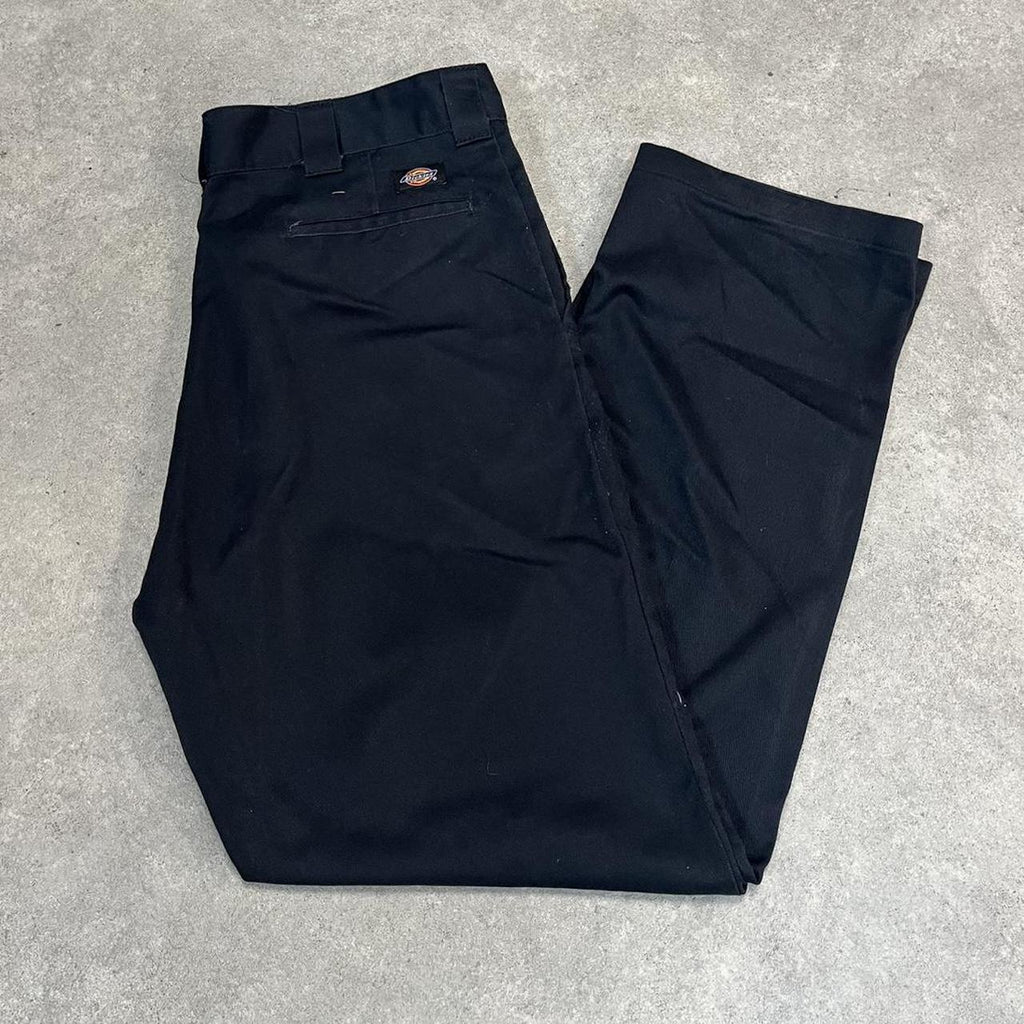 Dickies Black Chino Skater Trousers Workwear Pants