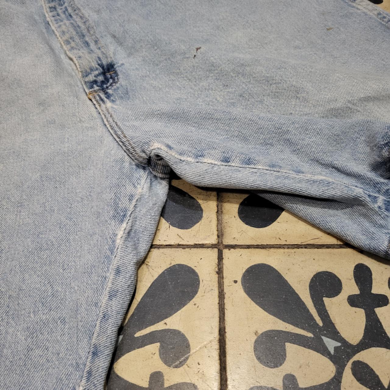 JRT301 - Vintage Retro Wrangler Light Blue Wash Denim Shorts Jorts #jorts #wrangler #skater #hiphop #y2k