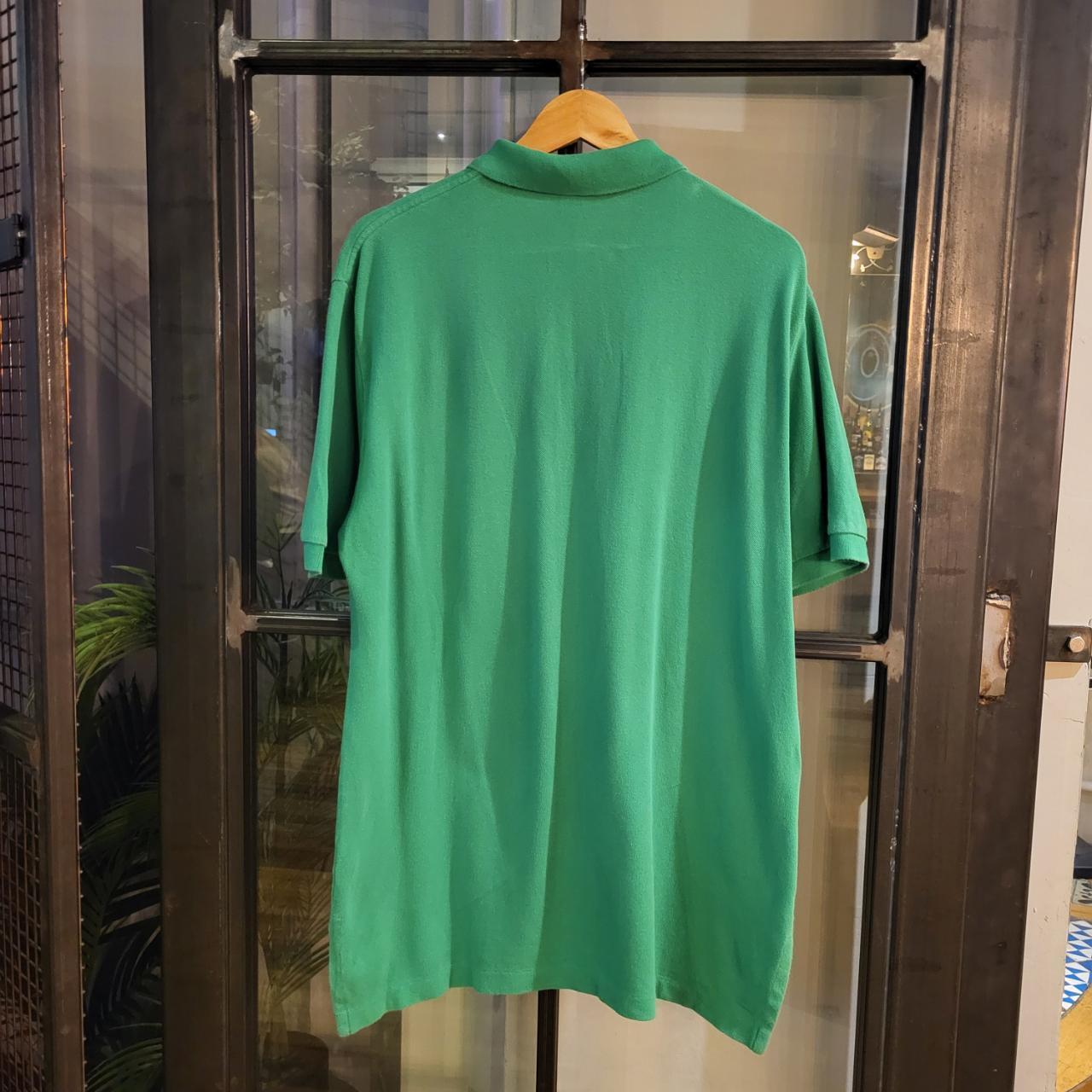 POL146P - Vintage Ralph Lauren Green Polo Shirt Short Sleeve collared button up top #Y2K #preppy #chiefkeef #golf