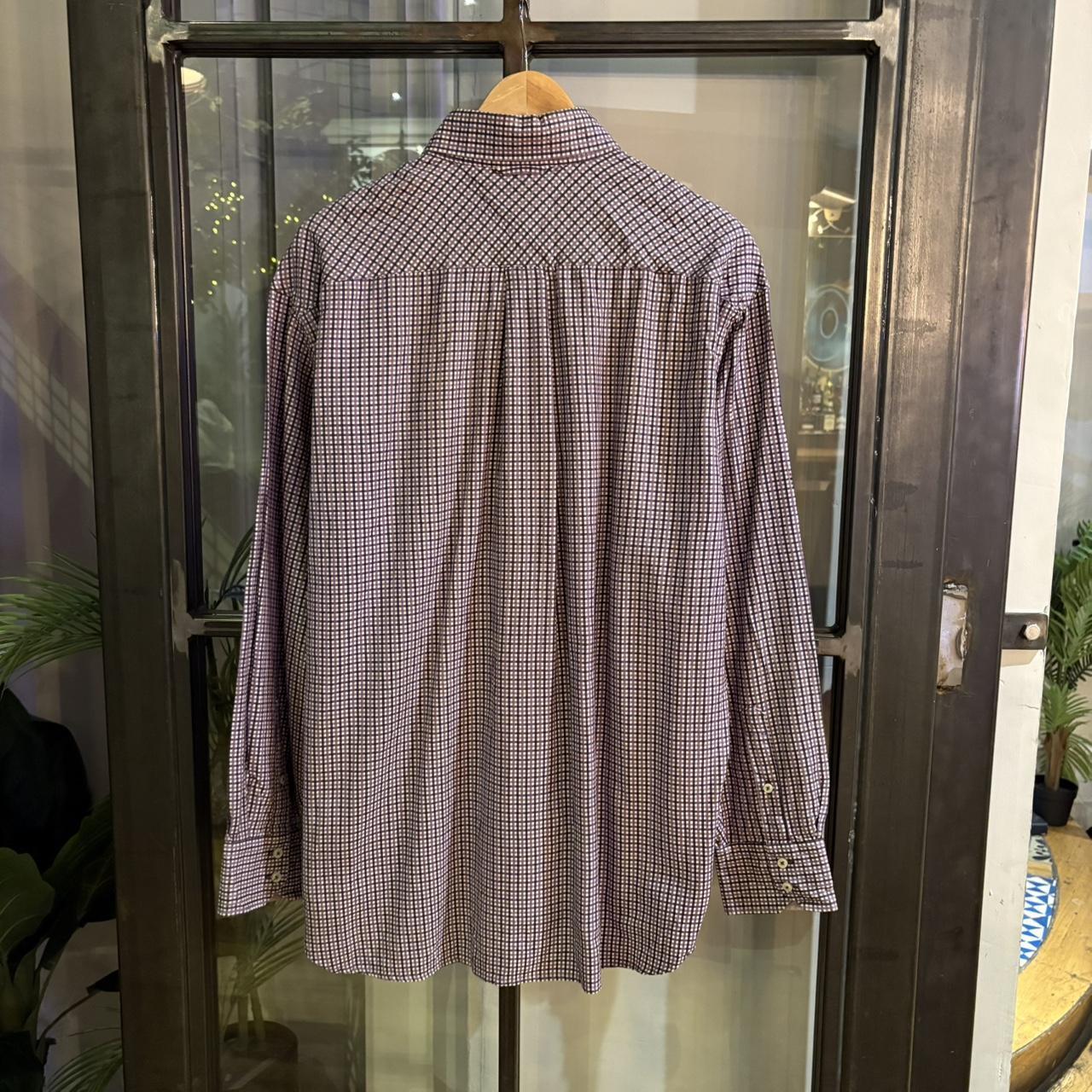 1224E09-P - Vintage Tommy Hilfiger Purple Pink Plaid Checked Shirt longsleeve collared button up #Y2K #preppy #chiefkeef #preppy #oldmoney