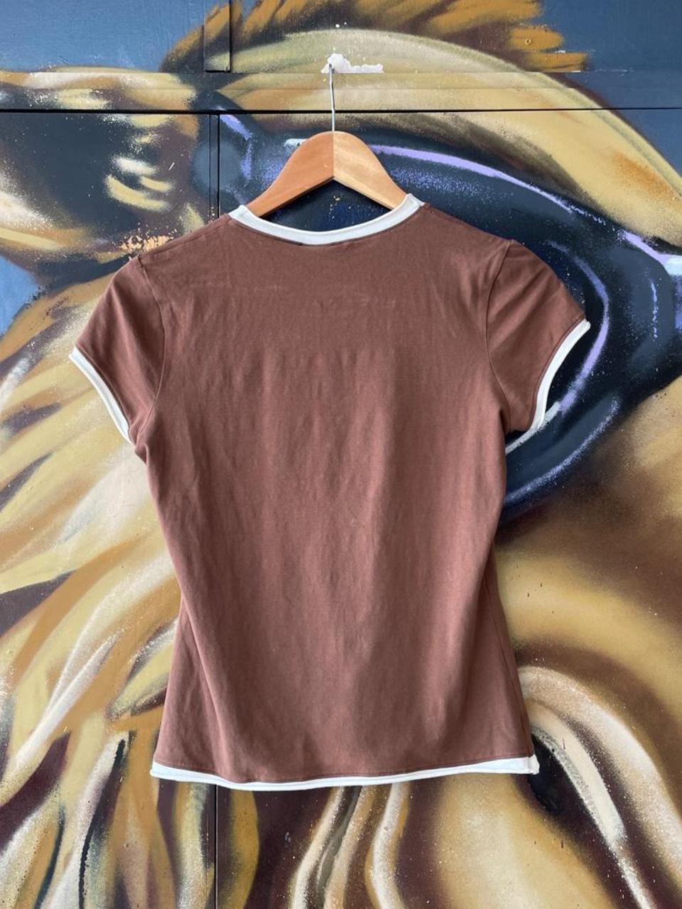 Elle Embroidered Ringer Baby Tee