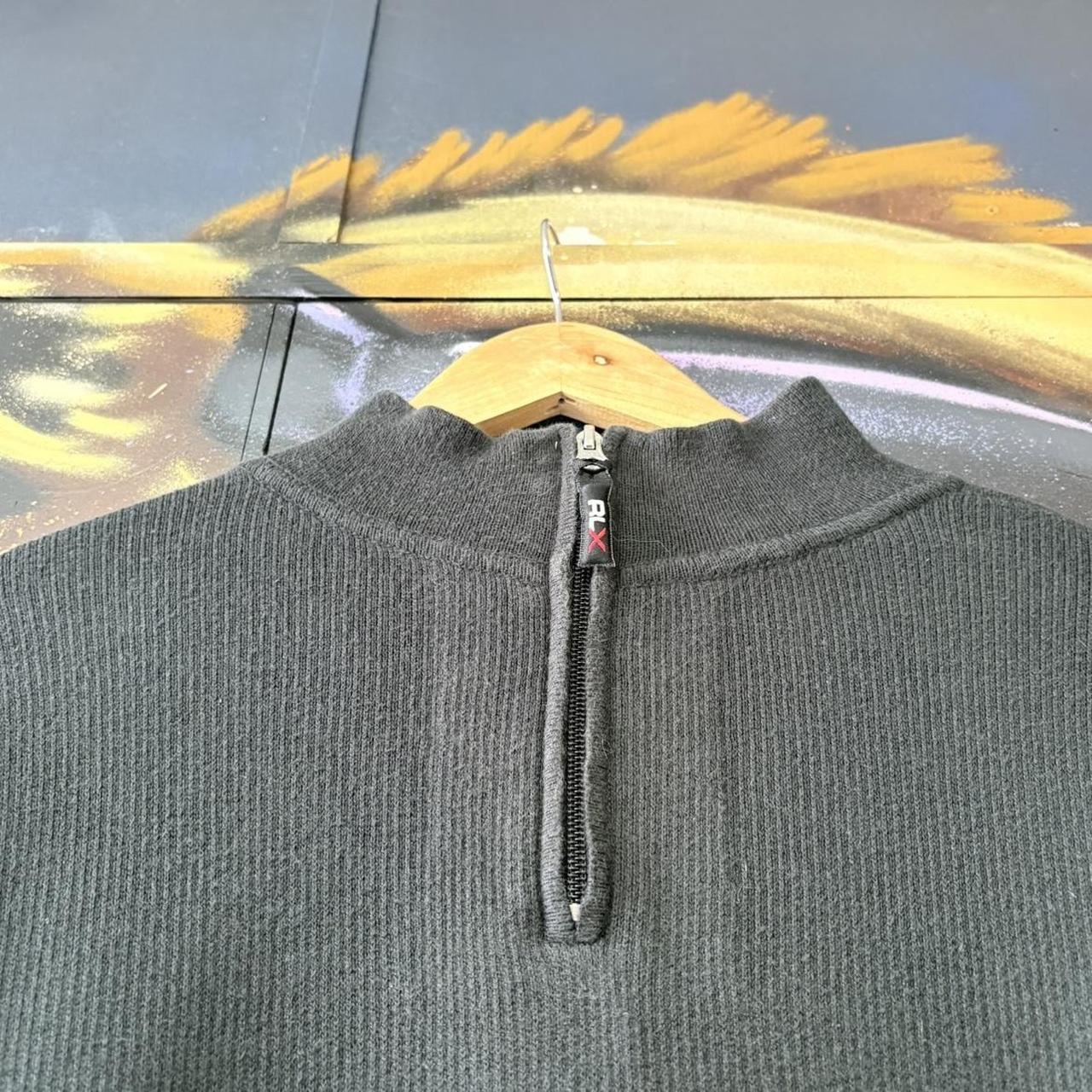 Vintage Polo Sport Ralph Lauren Black 1/4 quarter zip up Sweatshirt jumper fleece top #Y2K #preppy #quarterzip #smartcasual #oldmoney