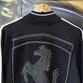Y2K Ferrari x Puma Big Embroidered Logo Full Zip Jacket