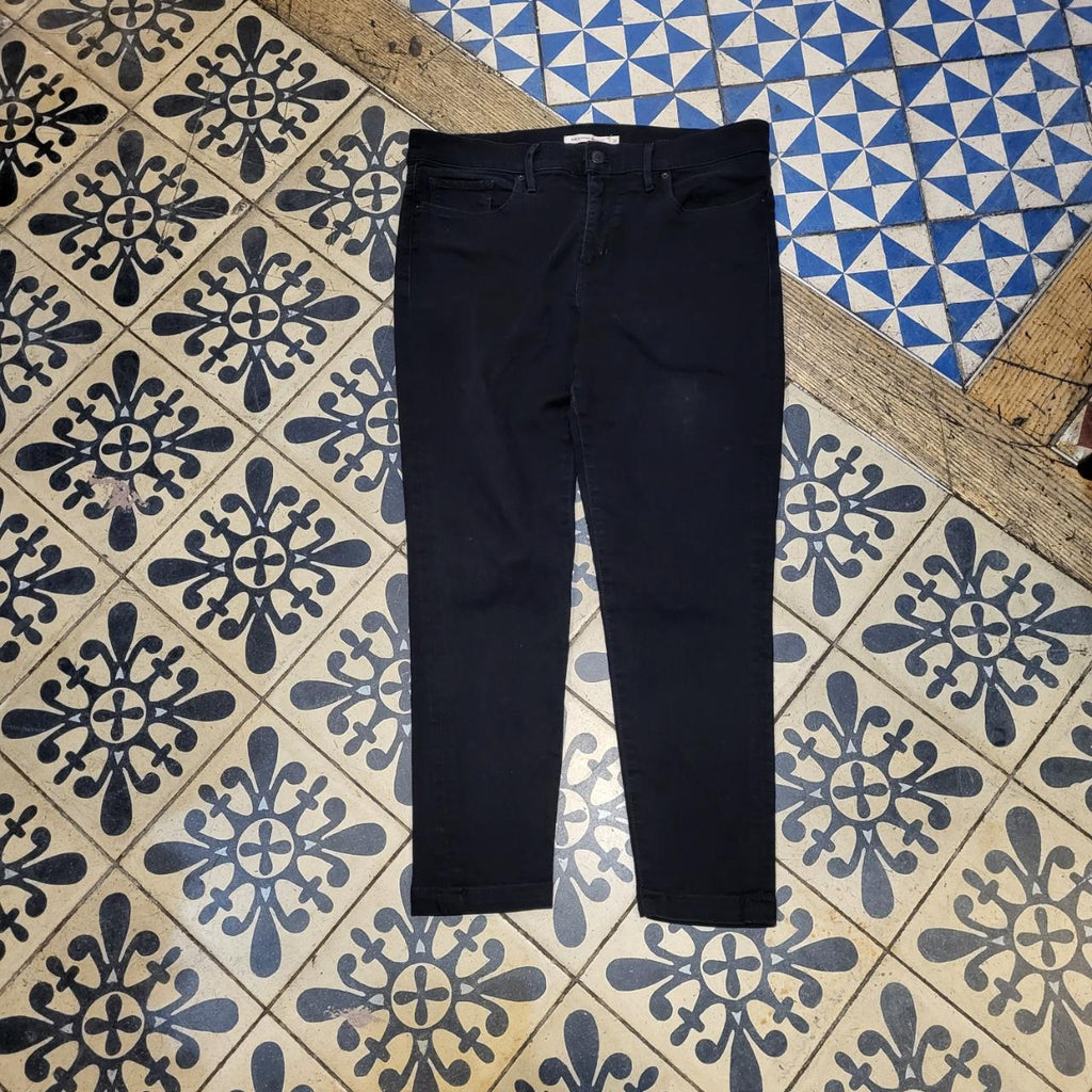 JNS217BR - Vintage retro essential adult Levi's 315 black 3/4 Trousers pants jeans #levis #levis315 #jeans #denim