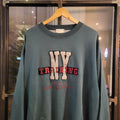 SWT103 - Vintage retro green essential Adidas Training Phys Ed Dept. patched Print sweatshirt jumper crewneck with logo #adidas #sportswear #casual