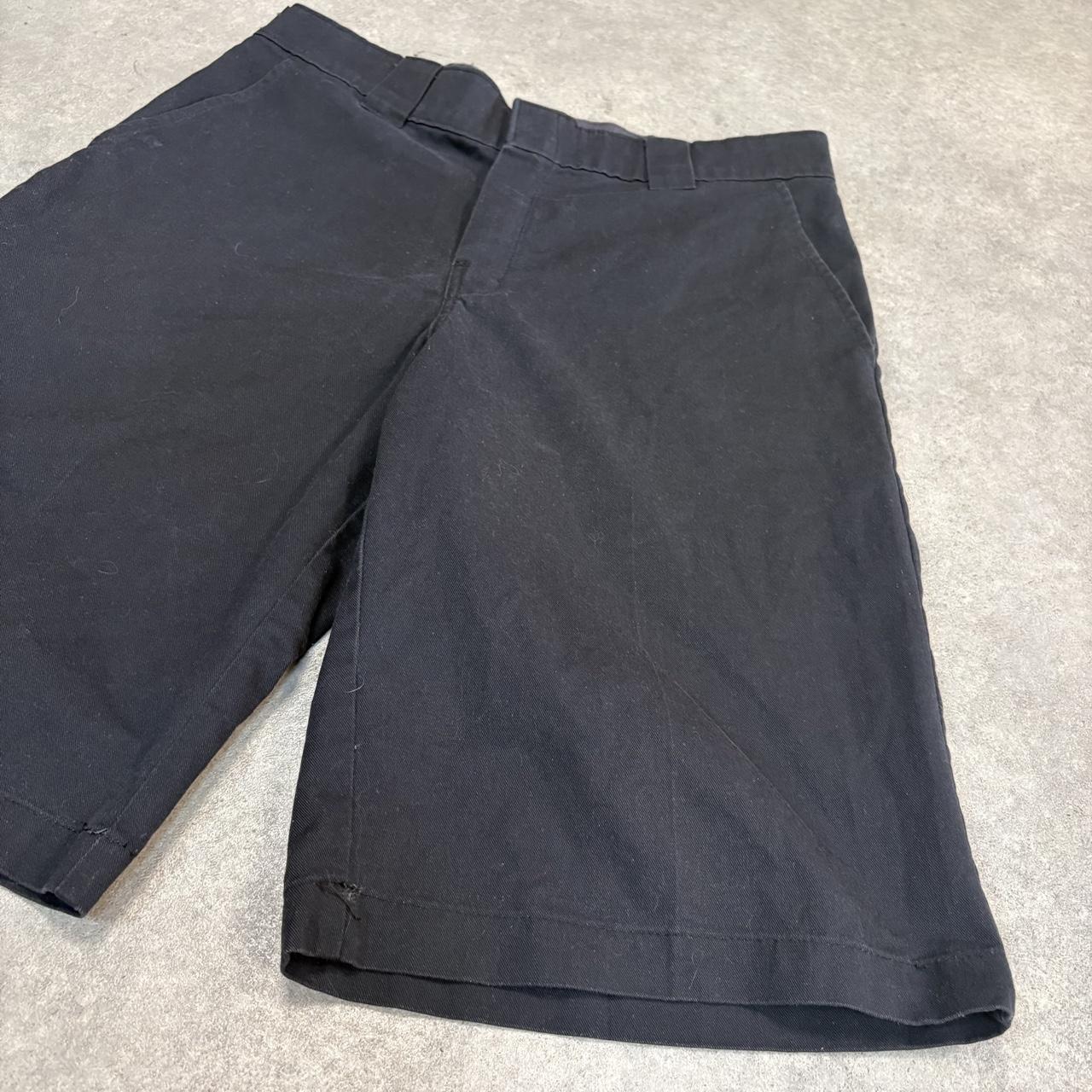 Vintage Dickies Jorts Mens 32” Black Workwear Shorts Baggy Wide Leg Skate Surf Hip Hop 00s Y2K