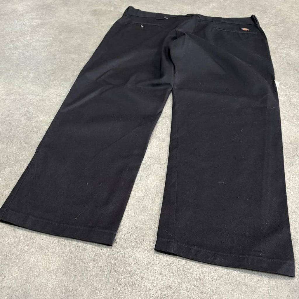 BR1011BG-U - Vintage retro Essential Black Dickies Trousers pants casual workwear #skater #utility #workwear #dickies #straightleg