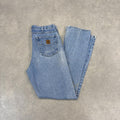 BR1912AAR-U - Vintage retro essential  Carhartt Straight Leg Light Blue Wash Denim Jeans Trousers pants #denim #straightleg #jeans #carhartt #skater