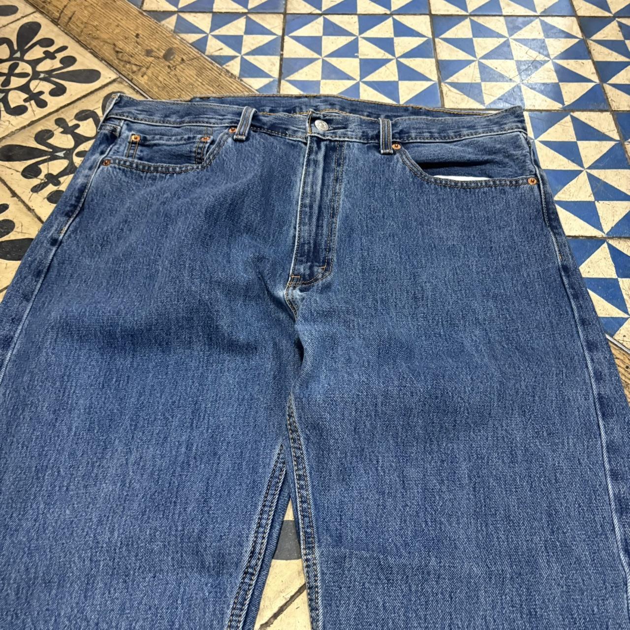BR2804AZ-F - Vintage retro essential  Levi’s 505 Blue Wash Denim Jeans Trousers pants #denim #straightleg #levis505 #levis #jeans