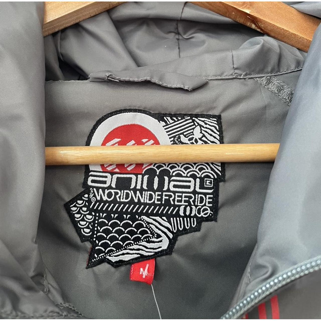 Y2K Animal Quarter Zip Windbreaker Rain Jacket
