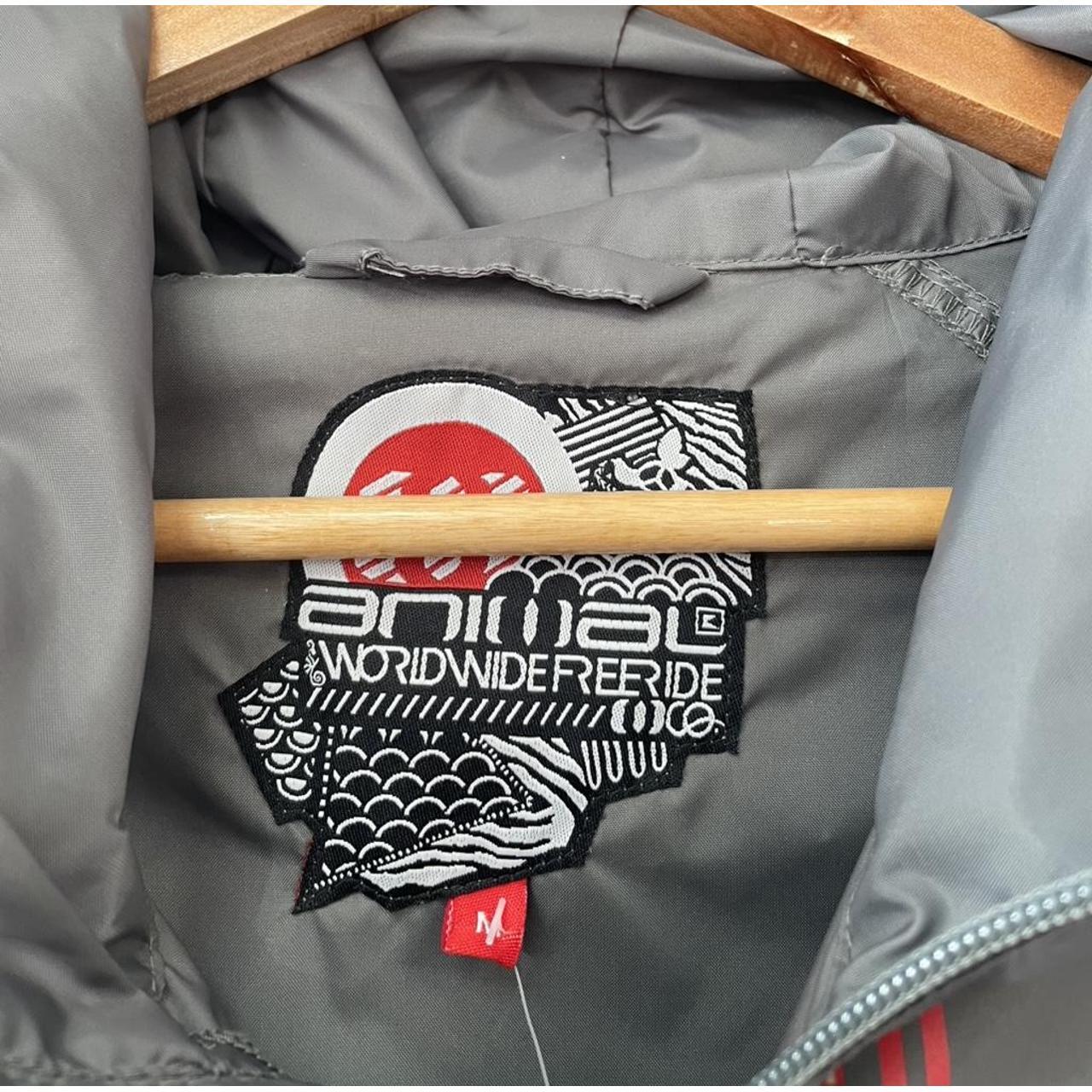 Y2K Animal Quarter Zip Windbreaker Rain Jacket