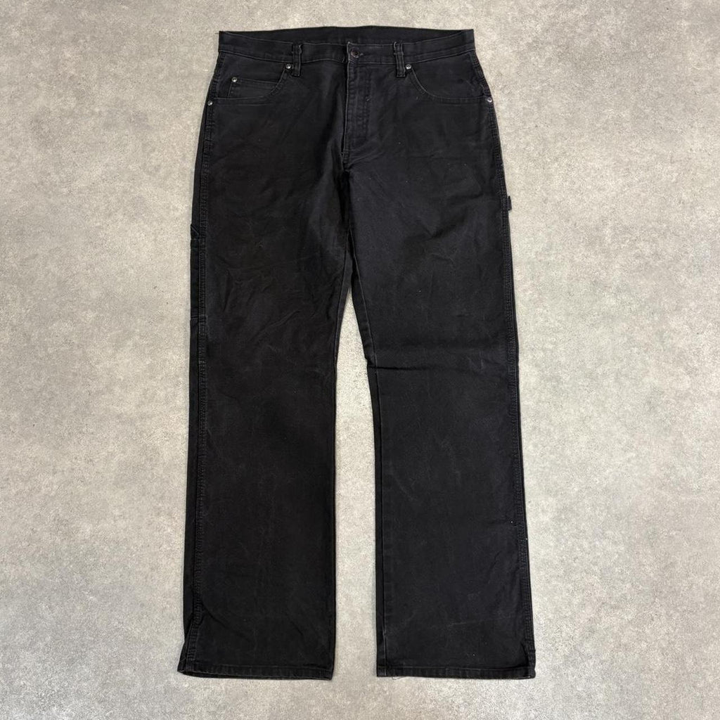 Vintage Dickies Jeans Mens 34x32 Black Carpenter Pants Trousers Straight Leg Skate Workwear Y2K 90s
