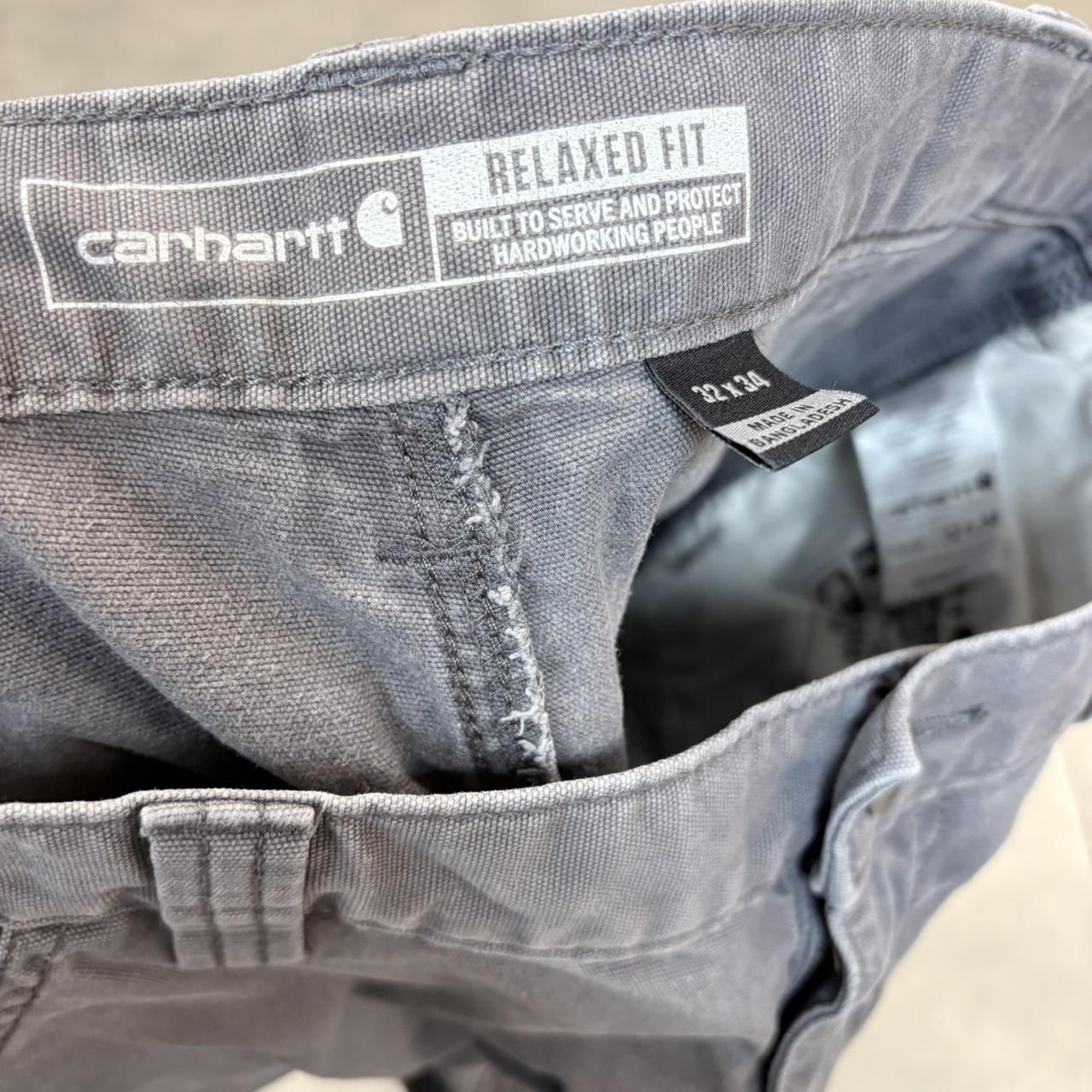 BR2701FZ-U - Vintage retro essential Grey Carhartt carpenter Trousers pants casual workwear #skater #utility #workwear #carpenter #carhartt
