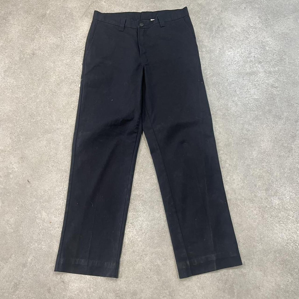 Dickies Black Chino Skater Trousers Workwear Pants