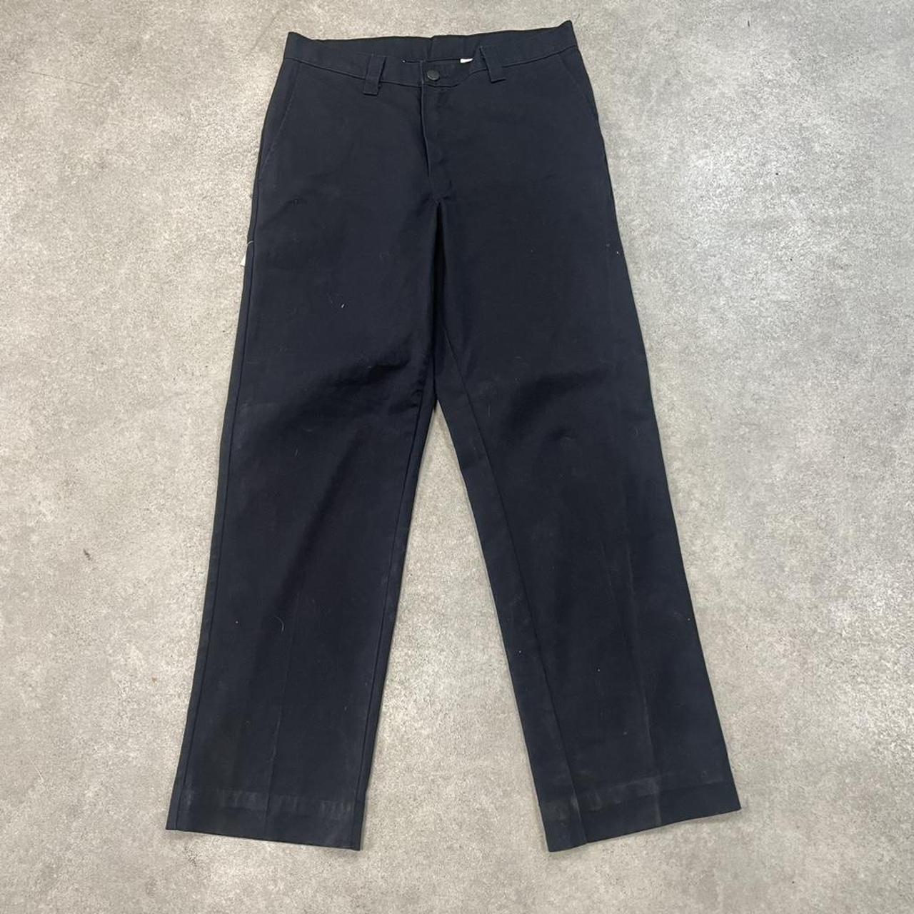 Dickies Black Chino Skater Trousers Workwear Pants