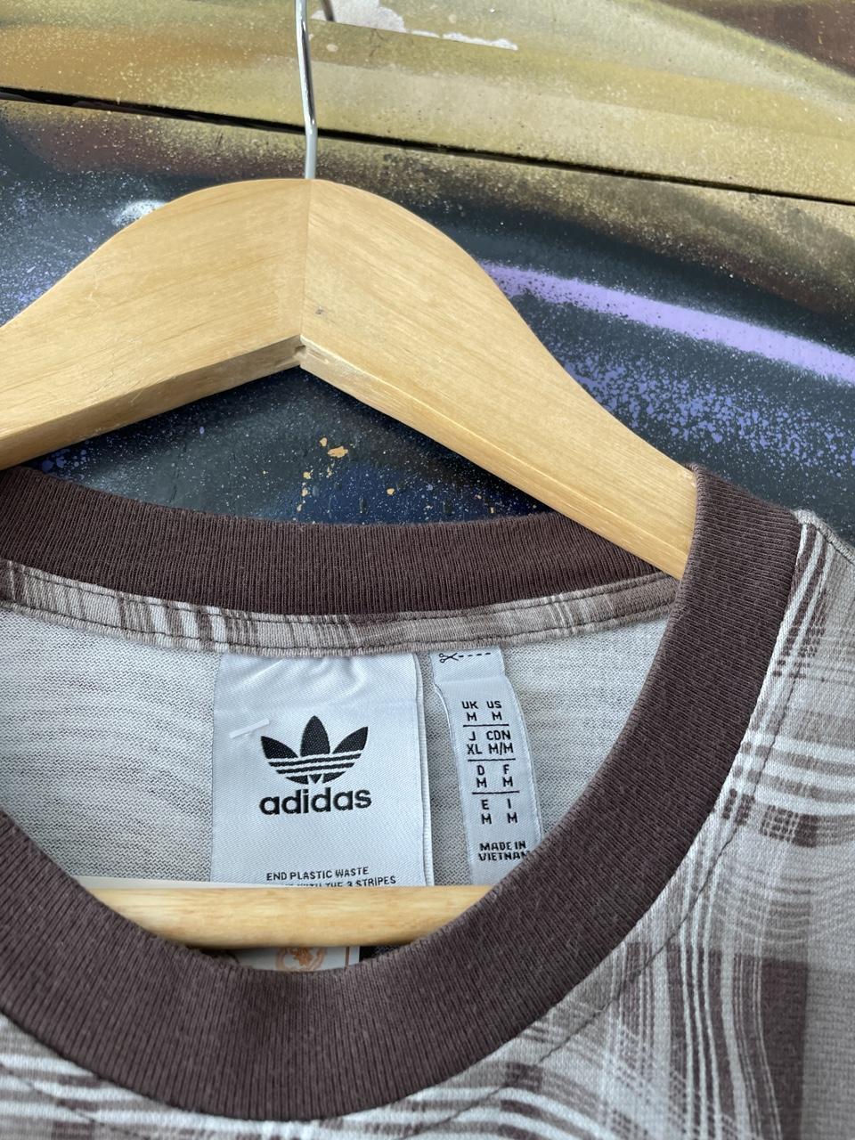 Adidas Reveal AOP Plaid Check Tee