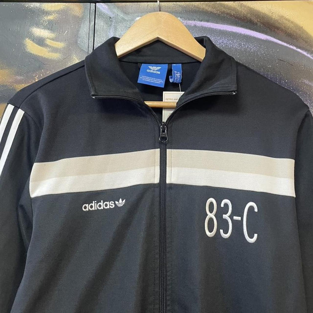 Adidas Full Zip 83-C Chest Stripe Track Jacket