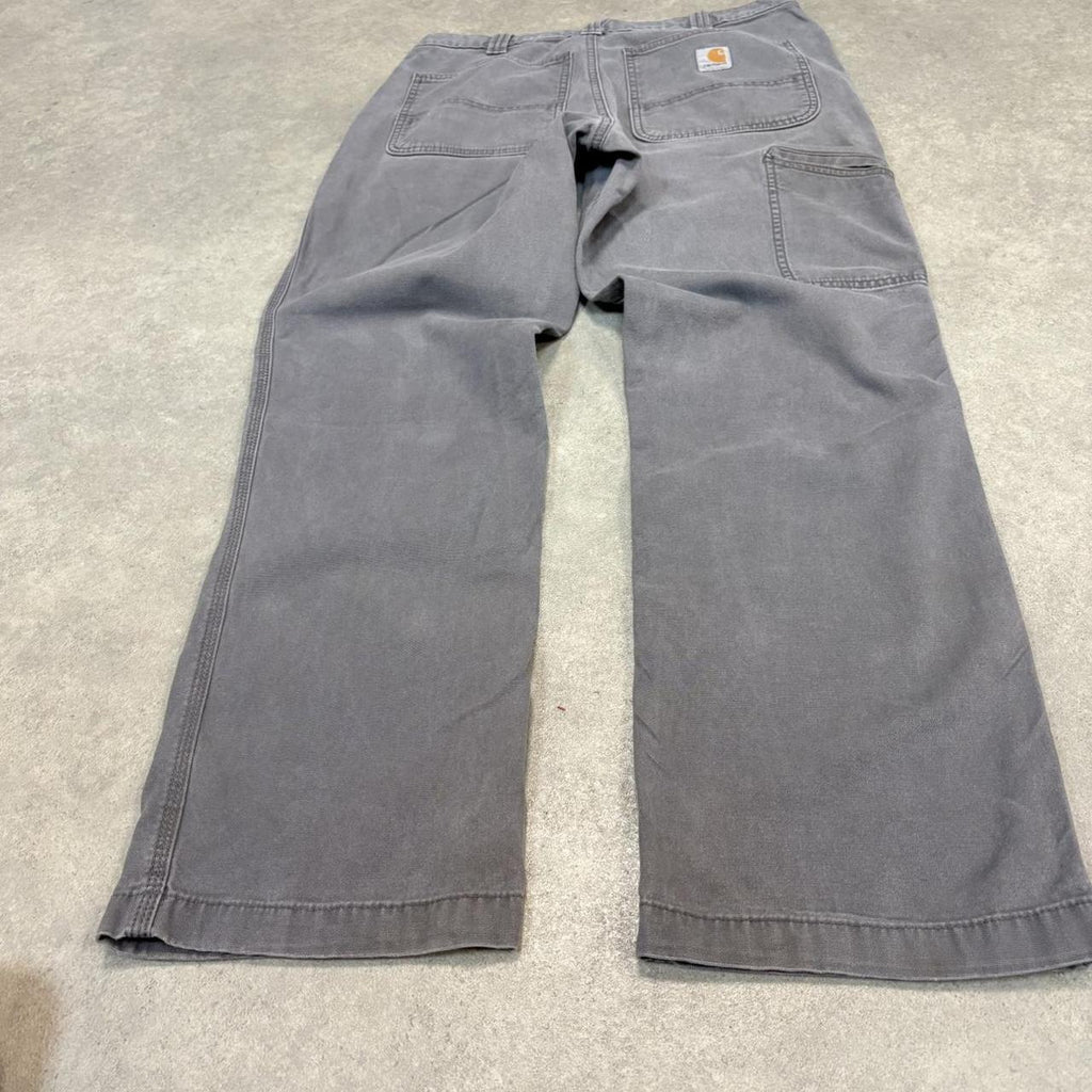 BR2701ED-U - Vintage retro essential  Carhartt Grey carpenter Trousers pants casual workwear #skater #utility #workwear #carpenter #carhartt