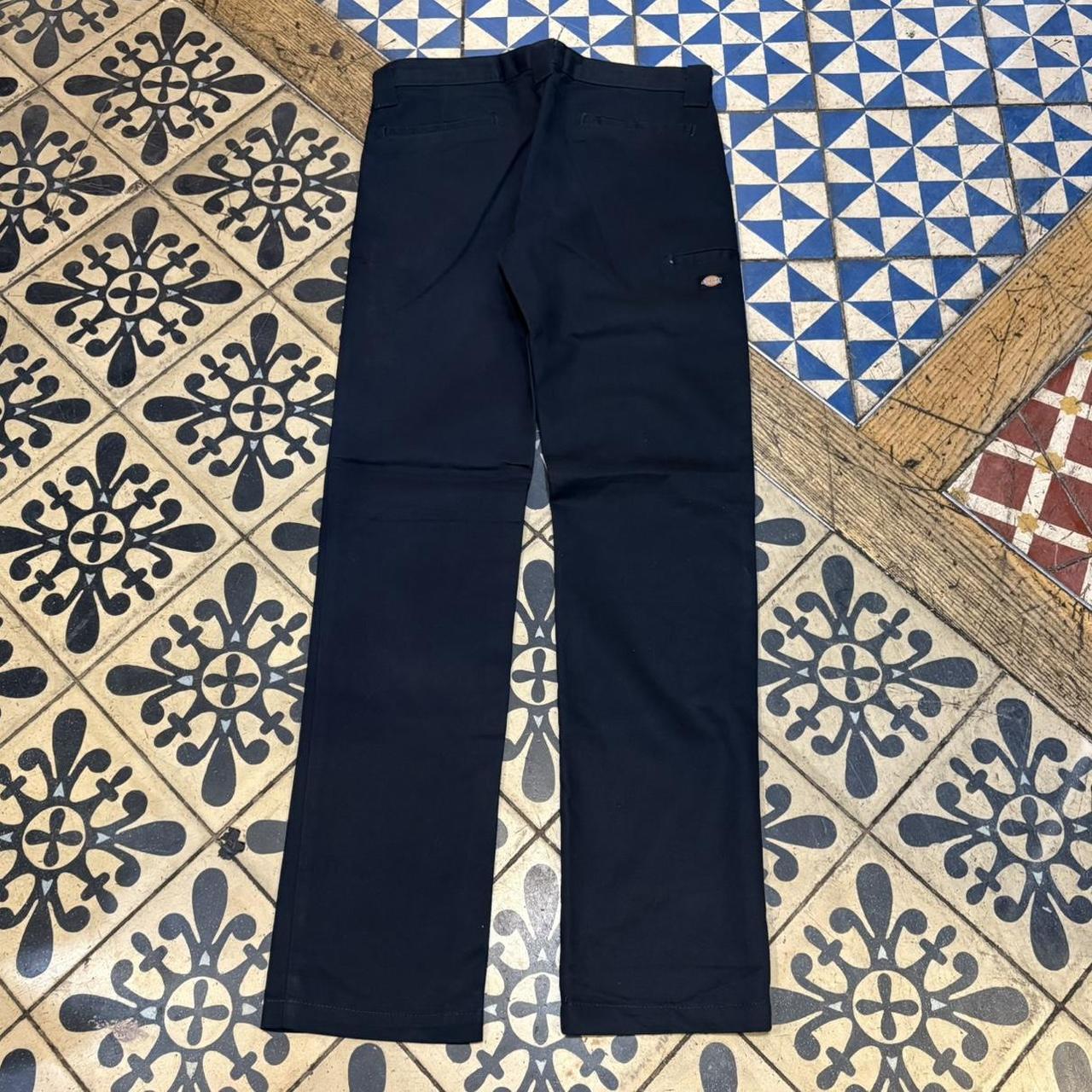 BR2306IF-F - Vintage retro essential  Navy Dickies Skinny Straight Trousers pants casual workwear #skater #utility #workwear #carpenter #dickies
