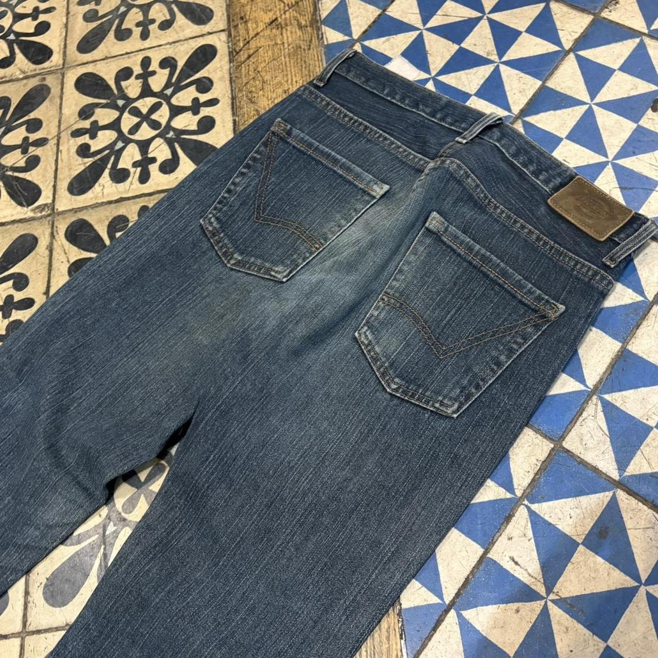 TRW431F - Vintage retro essential Dickies Blue Wash Slim Fit Denim Jeans Trousers pants #denim #skater #dickies #y2k #workwear