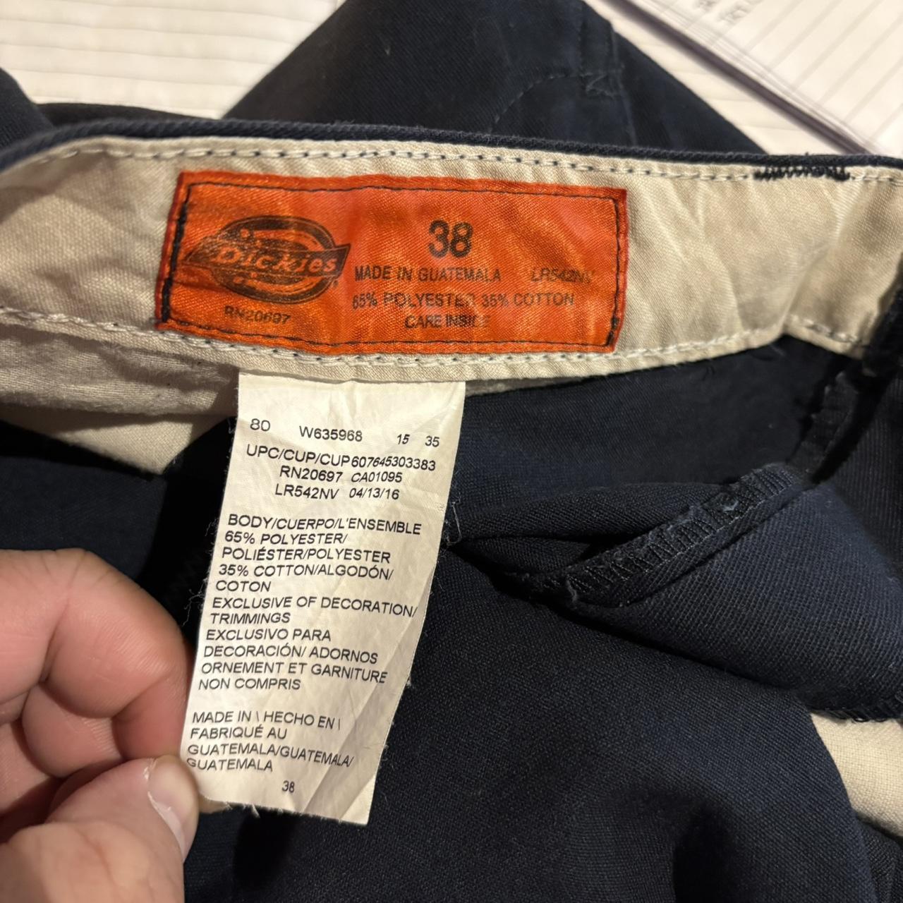 JRT111 - Vintage Retro Essential Navy Dickies Shorts Jorts with detailed patch Logo carpenter workwear #hiphop #90s #jorts #skater