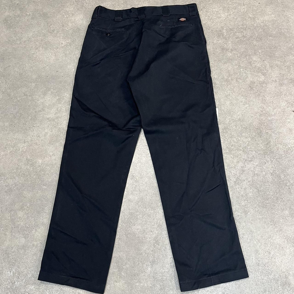 Dickies Black Chino Skater Trousers Workwear Pants