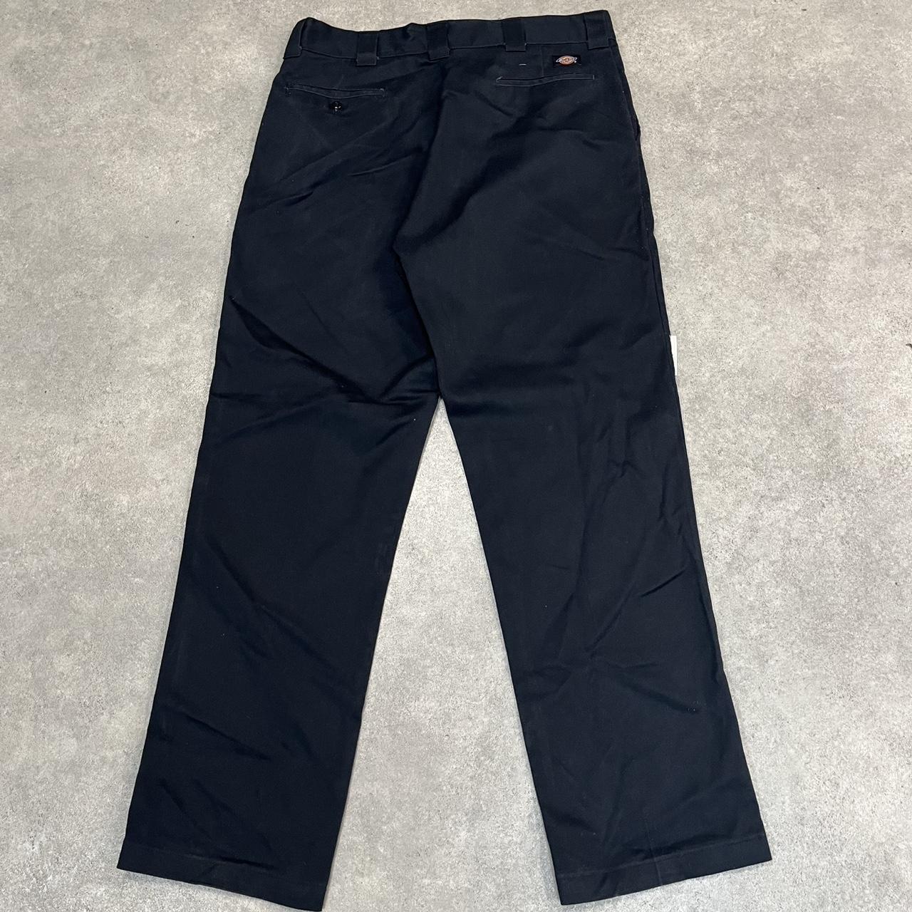 Dickies Black Chino Skater Trousers Workwear Pants