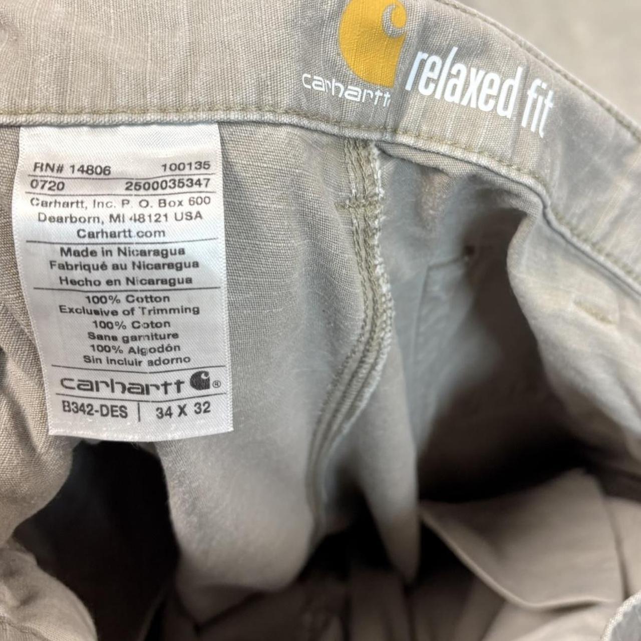 BR2701GN-U - Vintage retro essential  Carhartt Stone ripstop cargo carpenter Trousers pants casual workwear #skater #utility #workwear #carpenter #carhartt