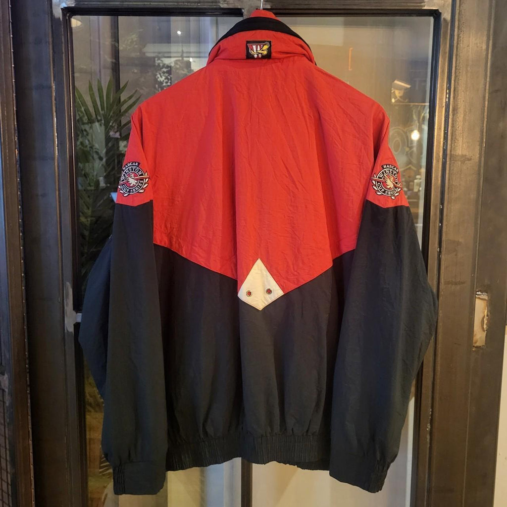 WCJ005 - Vintage retro Essential black red Nascar Winston Cup Series full zip up racing jacket #nascar #racing #y2k #racer