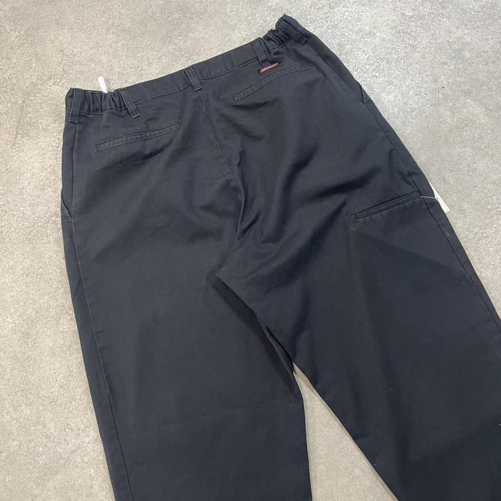 Dickies Black Chino Skater Trousers Workwear Pants