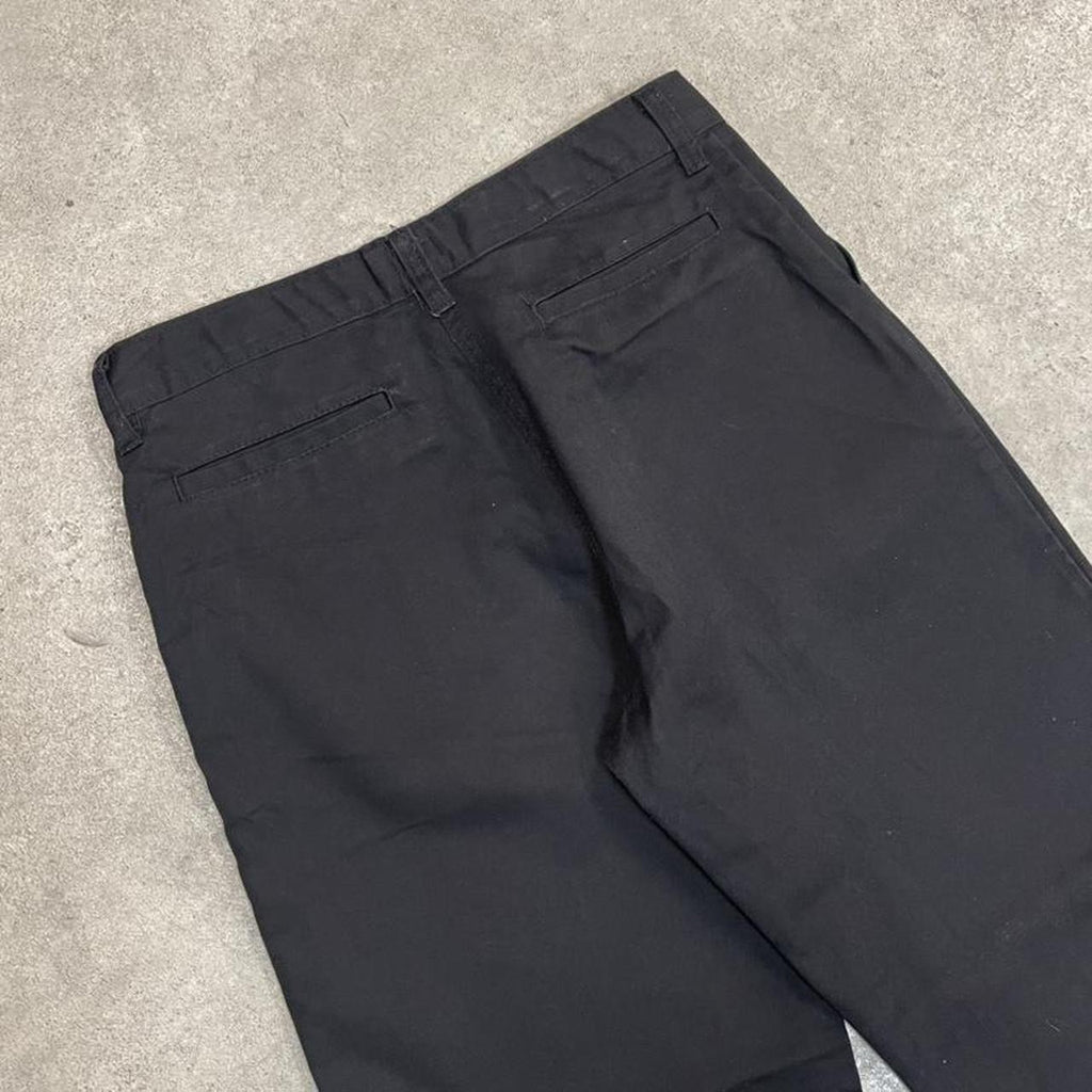 Dickies Black Chino Skater Trousers Workwear Pants