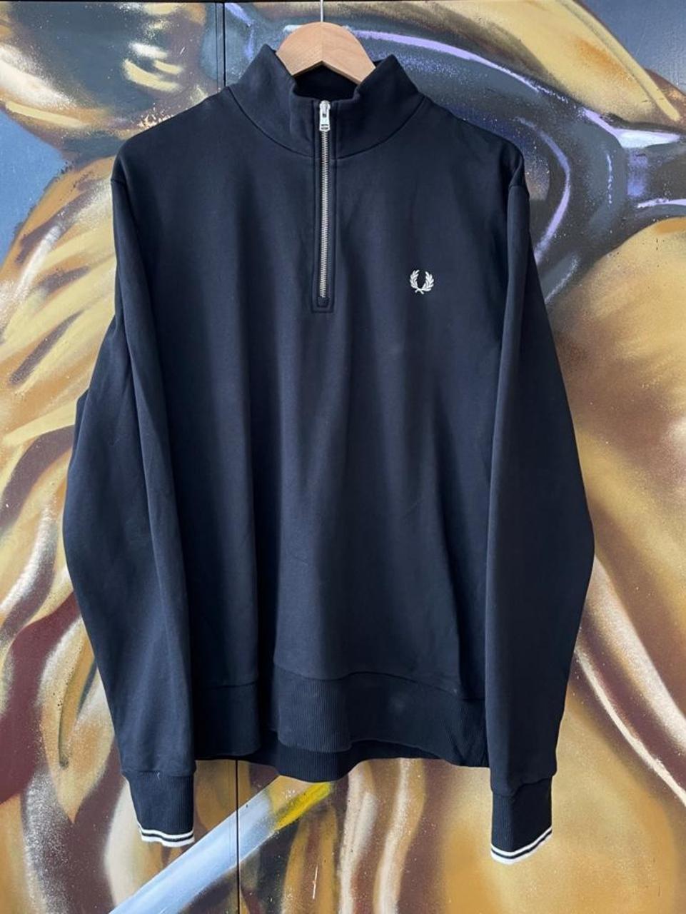 Fred Perry Essential Quarter Zip Sweater